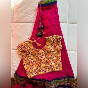 Punjabi style skirt and top